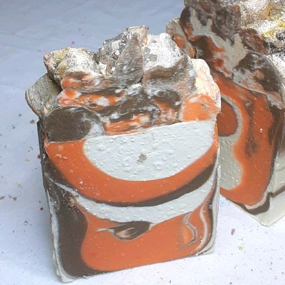 2 cinnamon orange scented soap bars - Picture 2 of 5